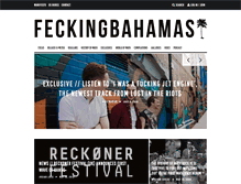 Tablet Screenshot of feckingbahamas.com